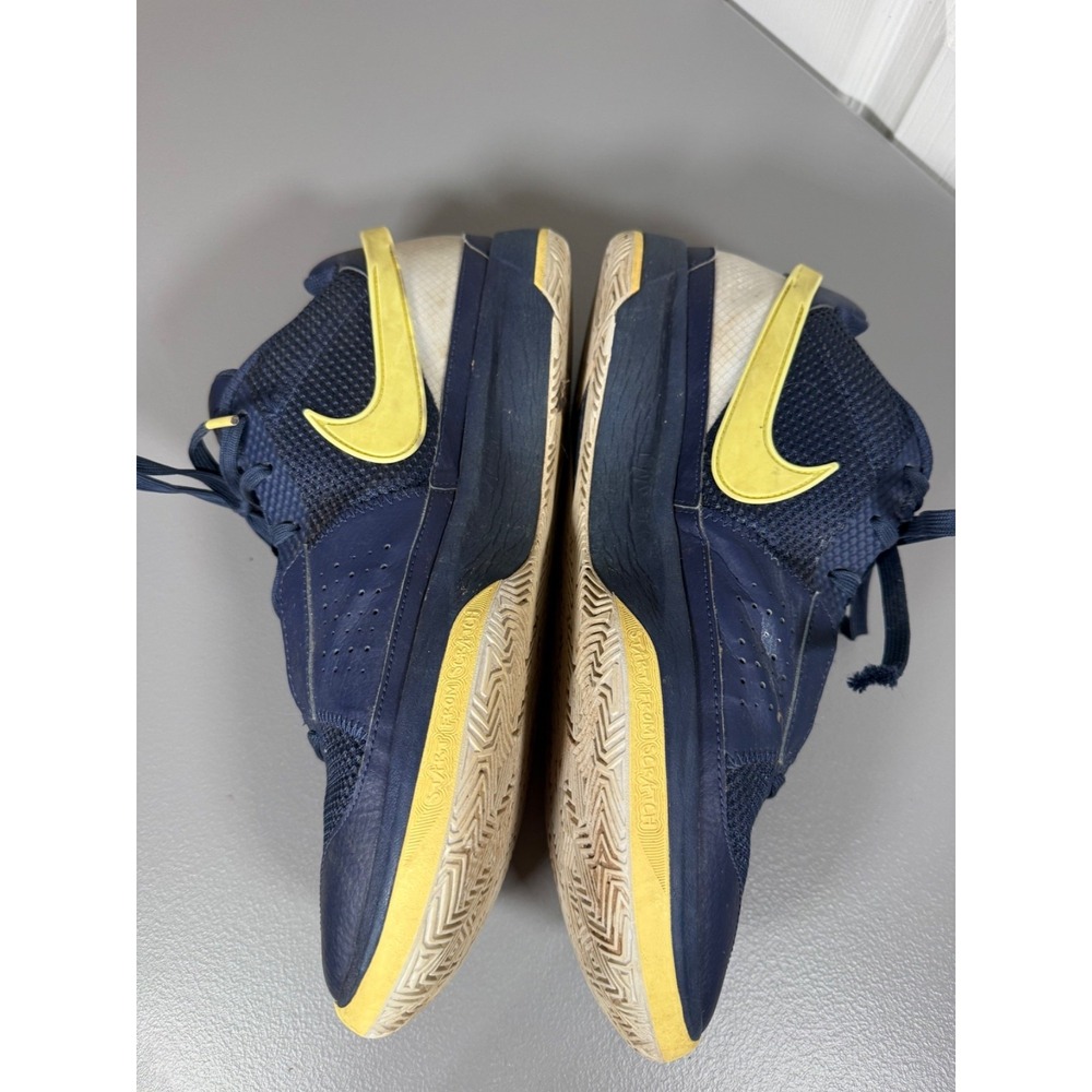 Nike Ja 1 Murray State Navy Yellow Mens Basketball Sneaker Size 12 FQ4796-402 - Picture 8 of 12